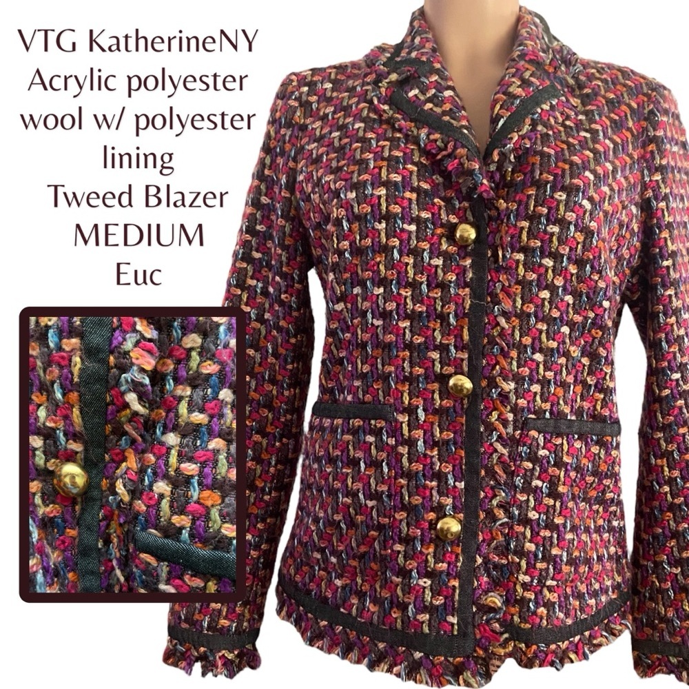 VTG KatherineNY Tweed Blazer